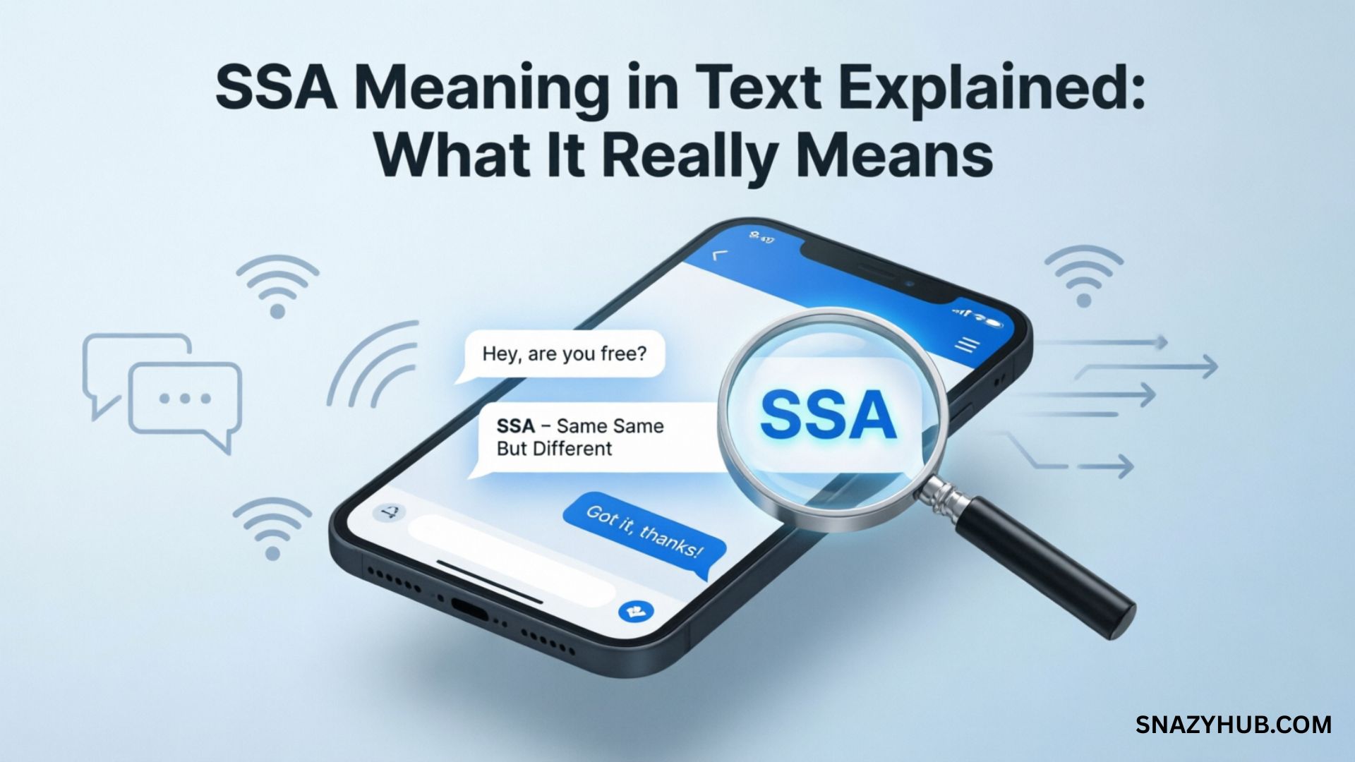 SSA Meaning in Text